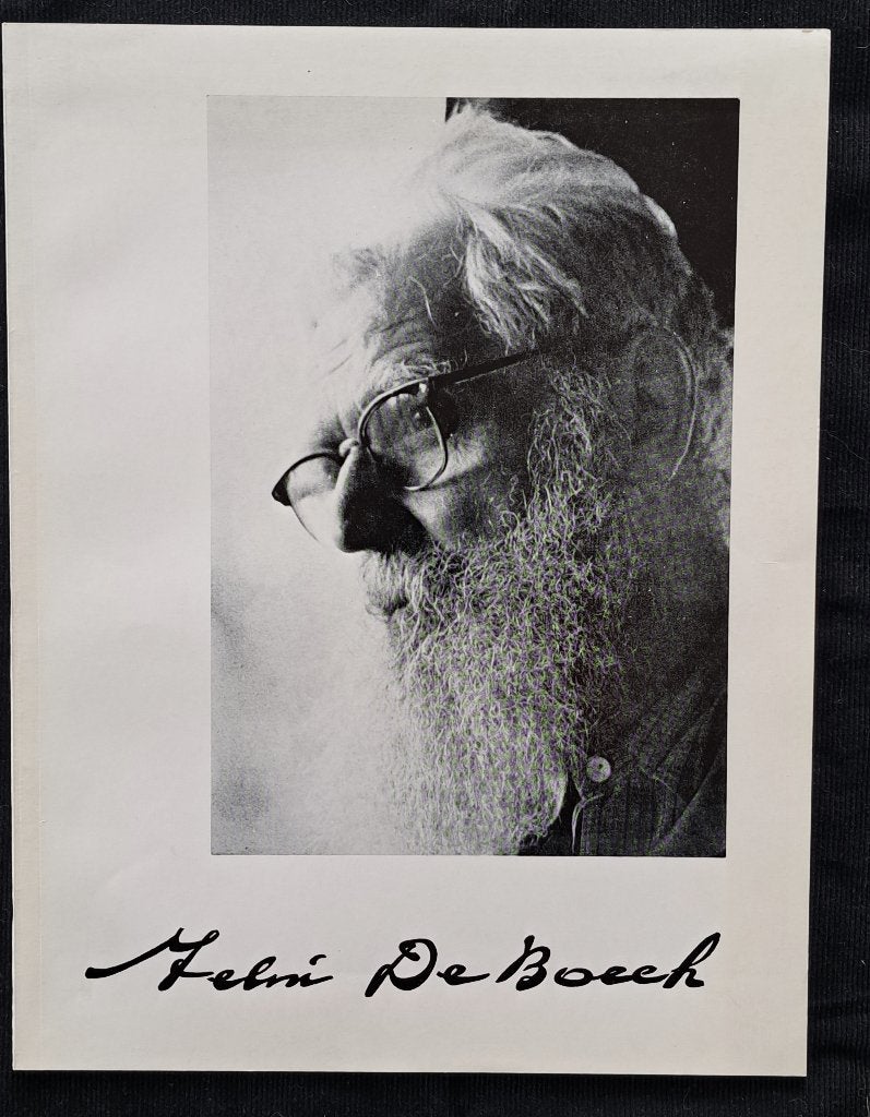 Felix De Boeck Cataloog tentoonstelling Izegem 1969 zeldzaam, Marc Galle, Ophalen of Verzenden, Zo goed als nieuw, Schilder- en Tekenkunst