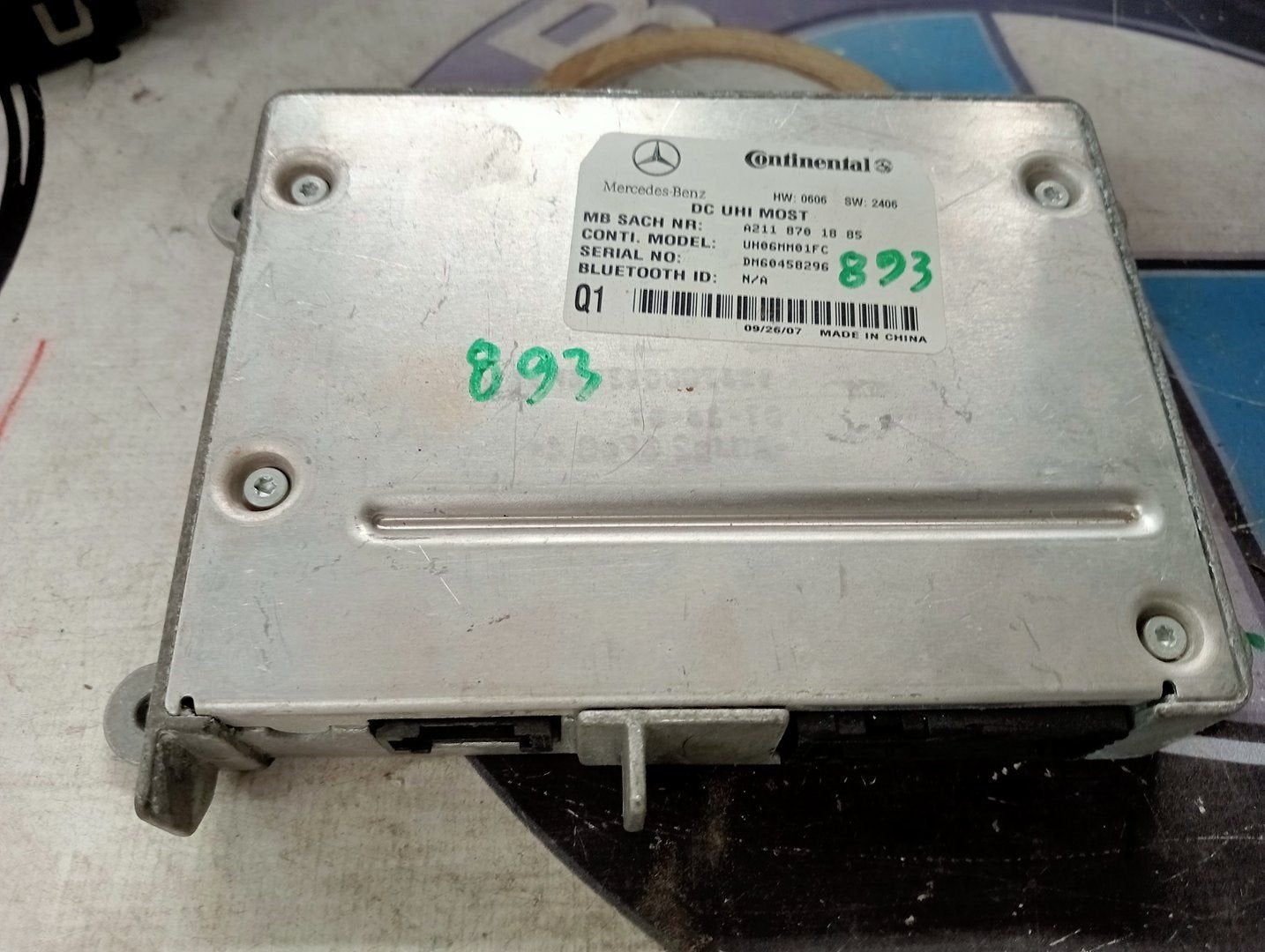 Bluetooth control module Mercedes-Benz M-Class ML 320 CDI 4, Gebruikt, -, Ophalen of Verzenden, -