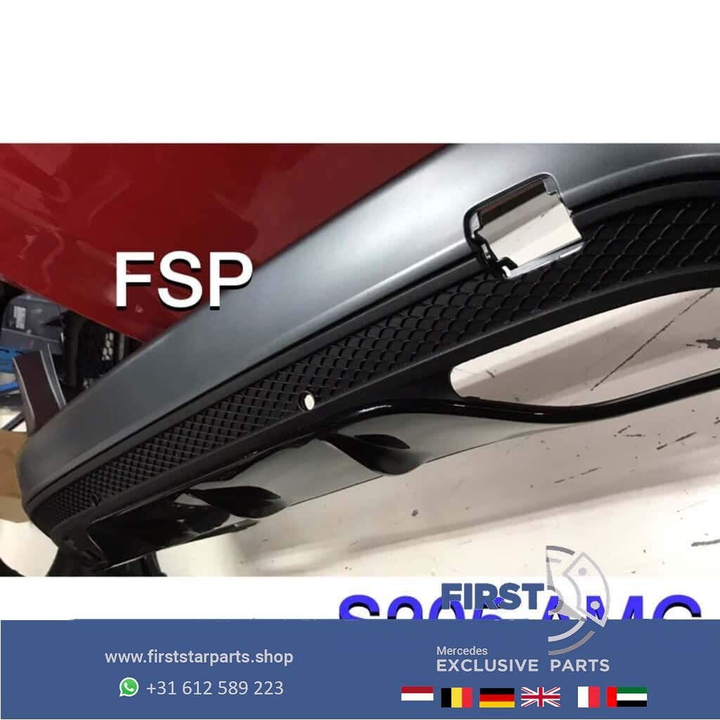 S205 AMG Achterbumper Mercedes C Klasse 2014-2019 grijs, Enlèvement ou Envoi, -, -, -