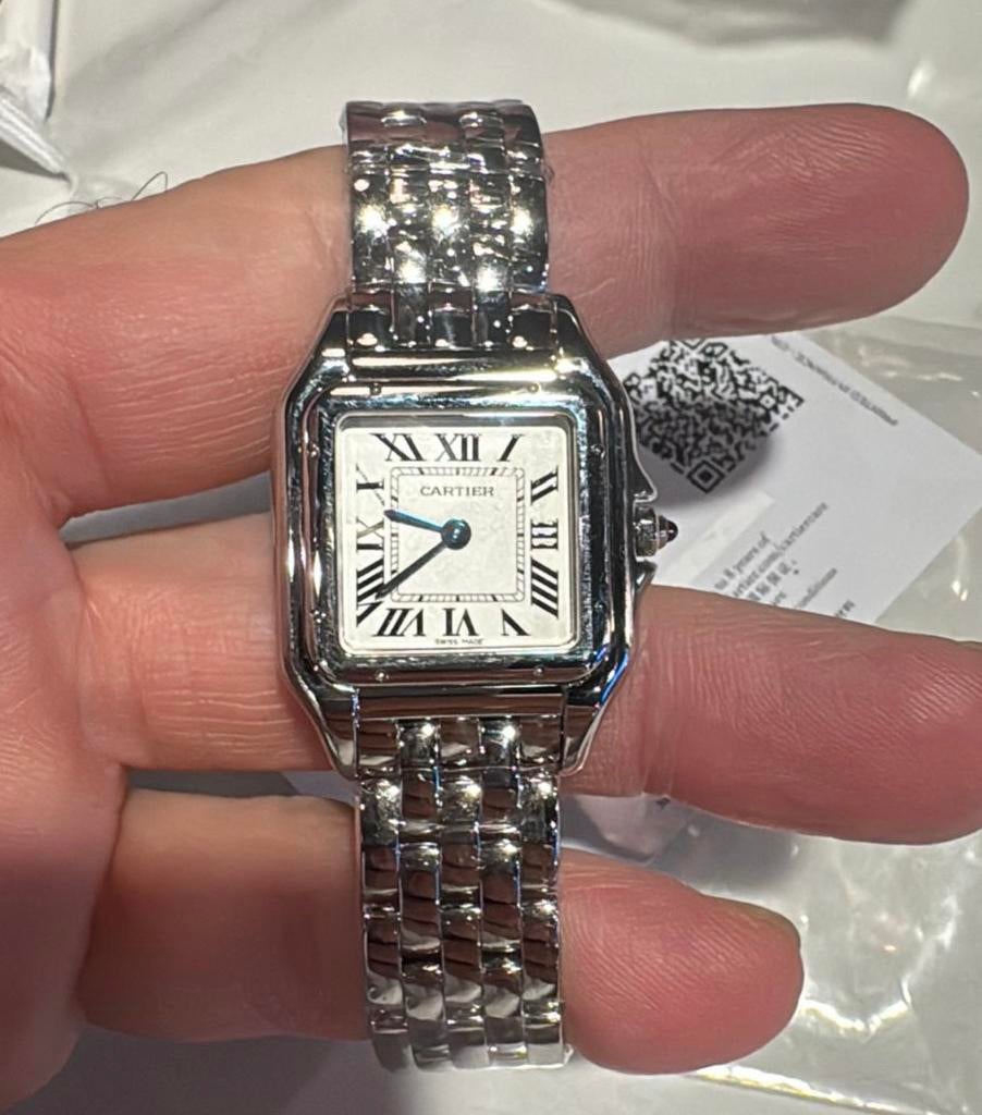 Cartier Panthère Medium 27mm WSPN0007 Full Set, Enlèvement ou Envoi, Comme neuf, Acier, Montre-bracelet