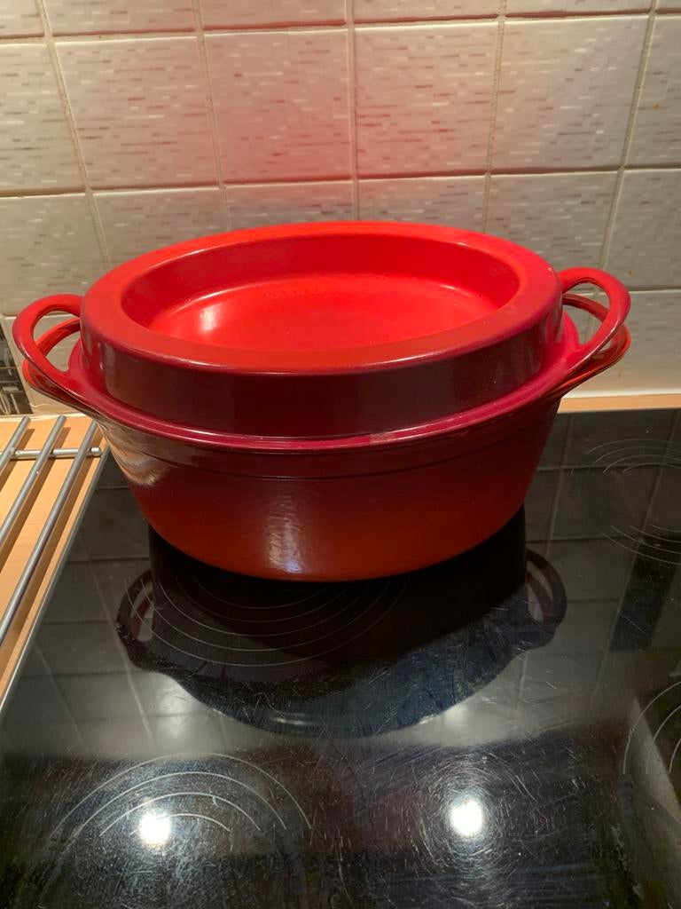 LE CREUSET DOUFEU braadpan 32 cm, Ophalen, Zo goed als nieuw