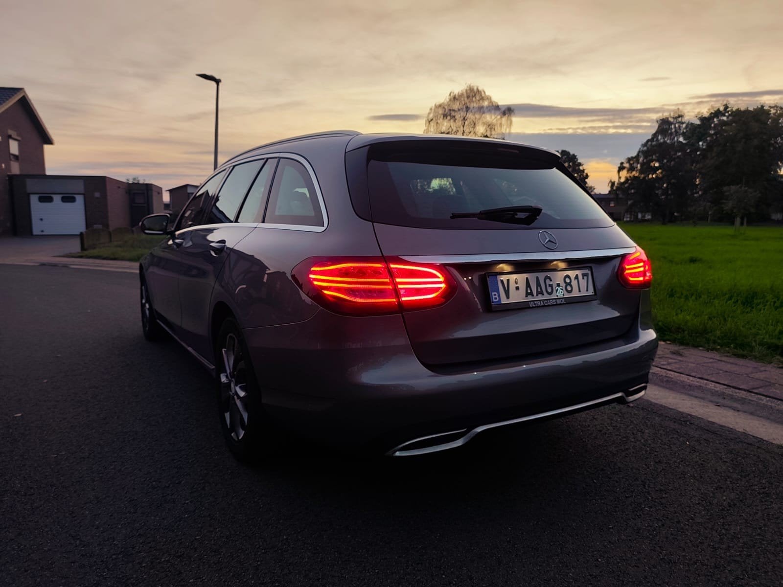 Mercedes C180d break/7G-Tronic automaat/Avantgarde, Auto's, Automaat, Zwart, Bedrijf, Navigatiesysteem