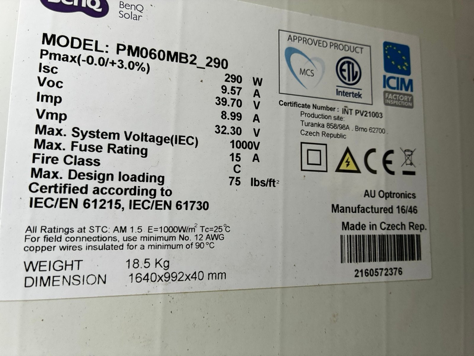Panneaux solaires, Bricolage & Construction, Enlèvement, Utilisé