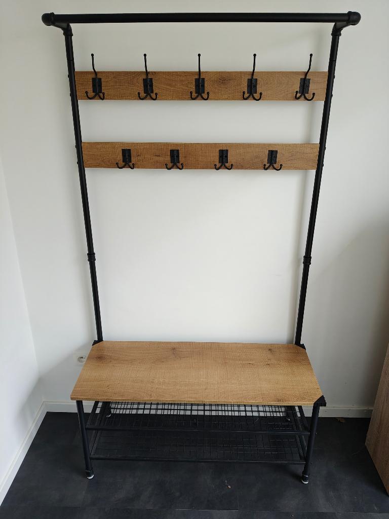 Schoenenrek / kledingrek, Huis en Inrichting, Ophalen, 100 tot 150 cm, Met plank(en), Zo goed als nieuw