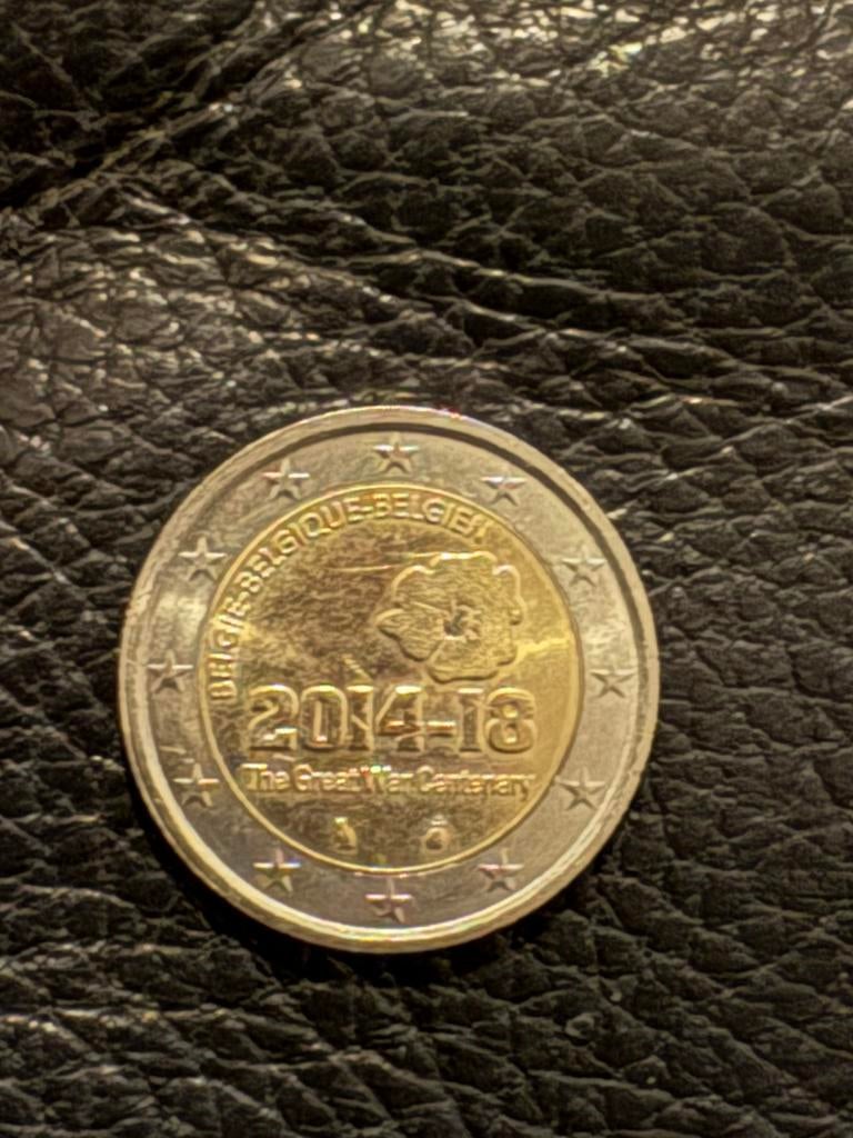2 euro 100 jaar Eerste Wereldoorlog 2014 - België, Ophalen of Verzenden, België, 2 euro, Losse munt