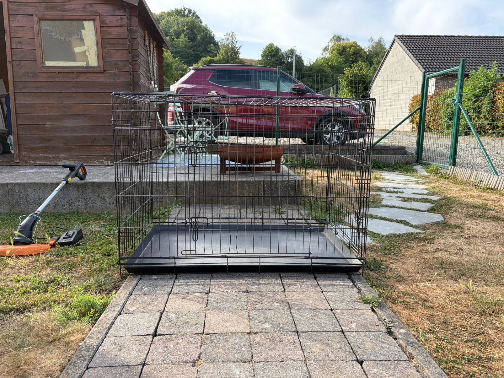 Cage chien XL Flamingo, Enlèvement, Comme neuf
