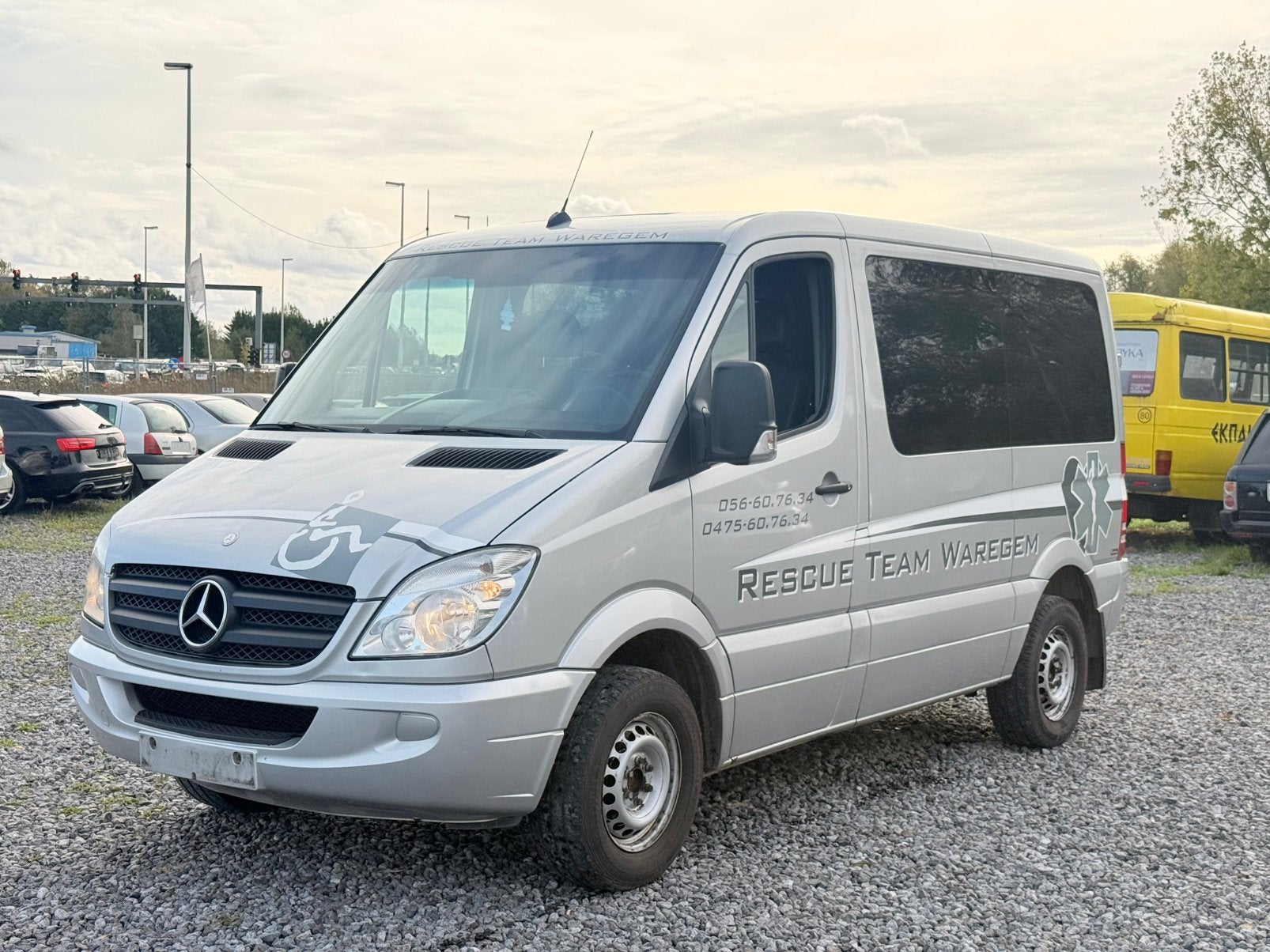 2x MERCEDES SPRINTER INVALIDE minibus, Auto's, Euro 5, Stof, Zwart, 4 cilinders