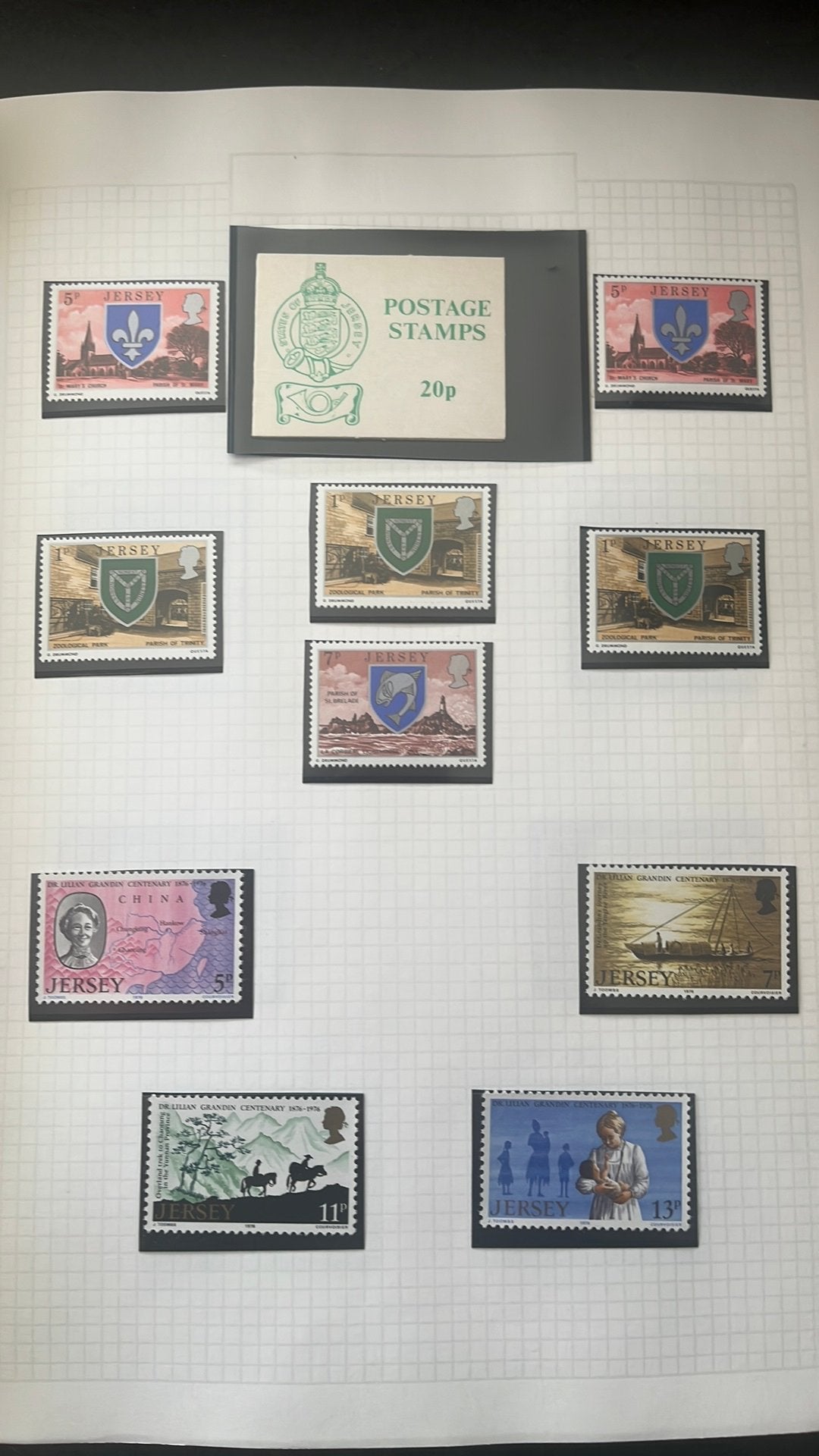 Album Jersey postfris, Ophalen