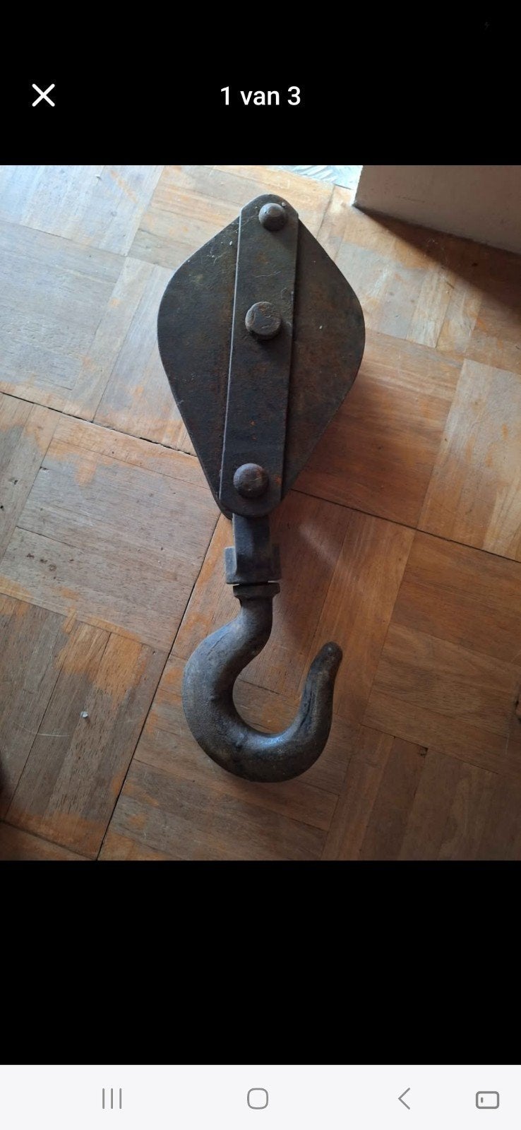 katrol, Ophalen