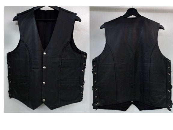Gilet de Moto en cuir neuf, Envoi, Neuf, avec ticket, Femmes, Manteau | cuir