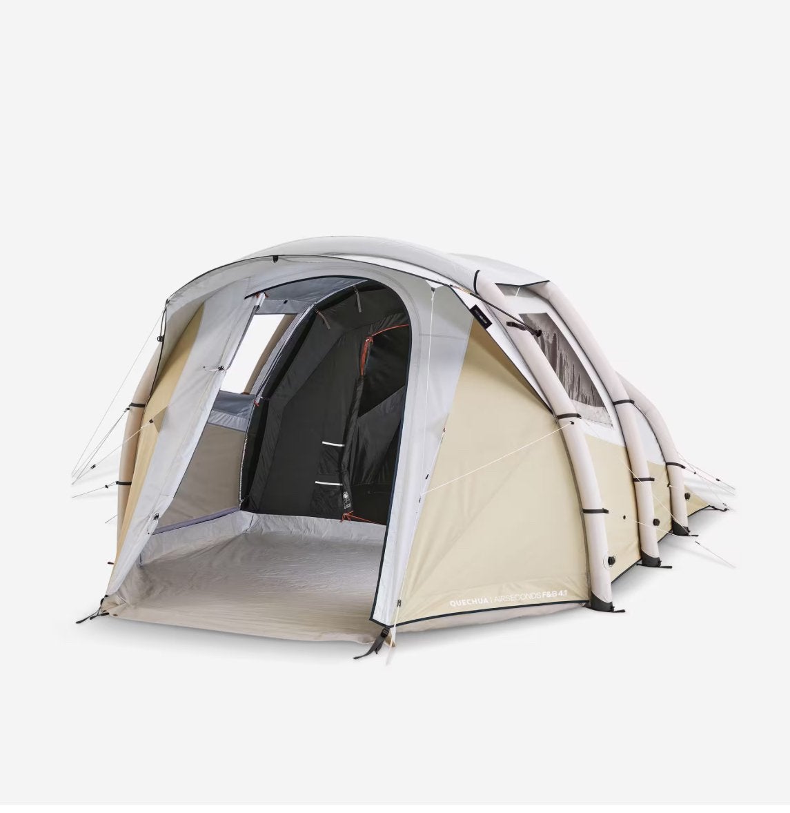 2  stuks Opblaasbare Quechua Air Seconds 4.1-tent, Caravans en Kamperen, Tenten, Zo goed als nieuw, Ophalen of Verzenden