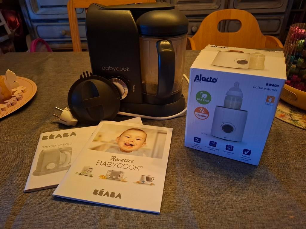 Babycook Béaba en flessenwarmer Alecto, Kinderen en Baby's, Ophalen of Verzenden
