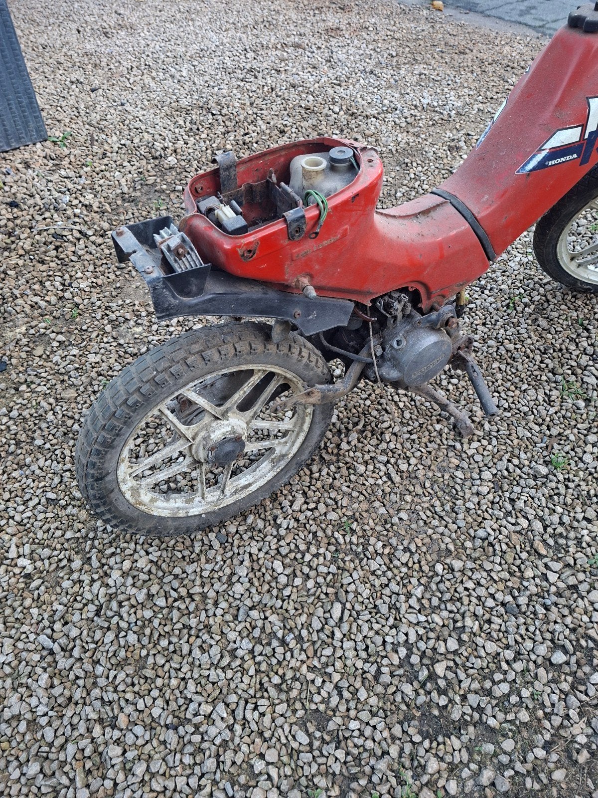 honda pxr, Enlèvement