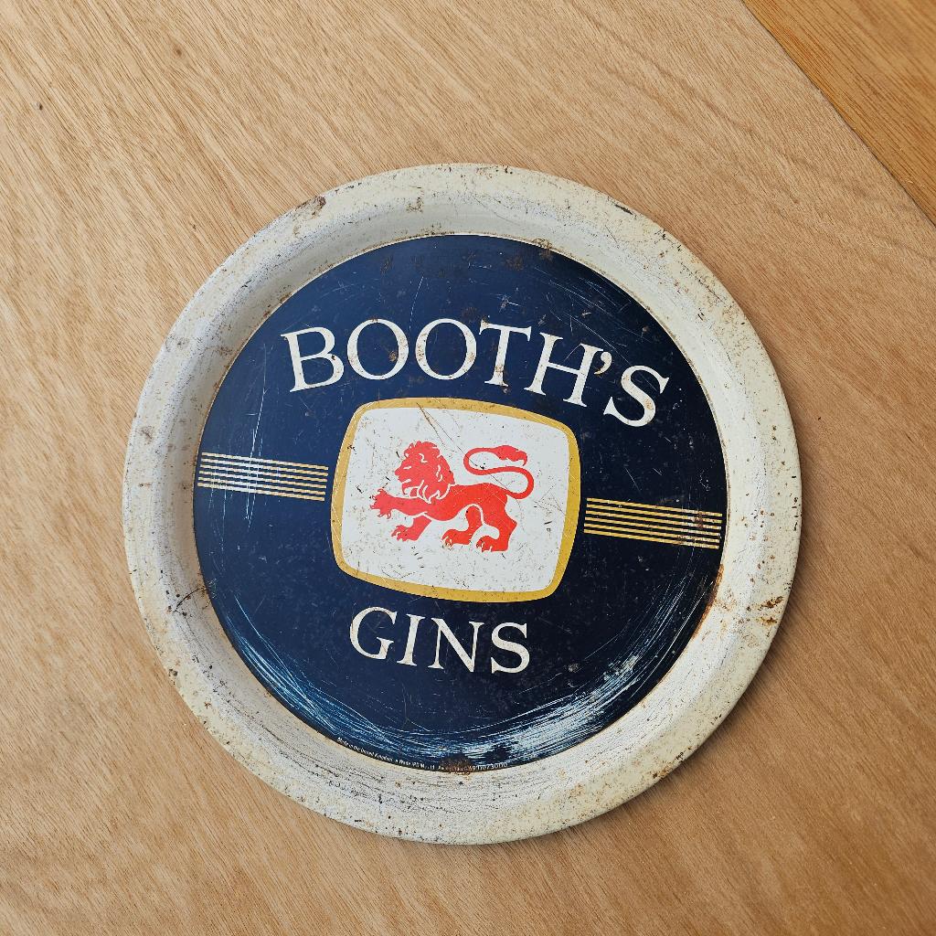 Booth's Gin Plateau, Ophalen of Verzenden, Gebruikt, Gebruiksvoorwerp