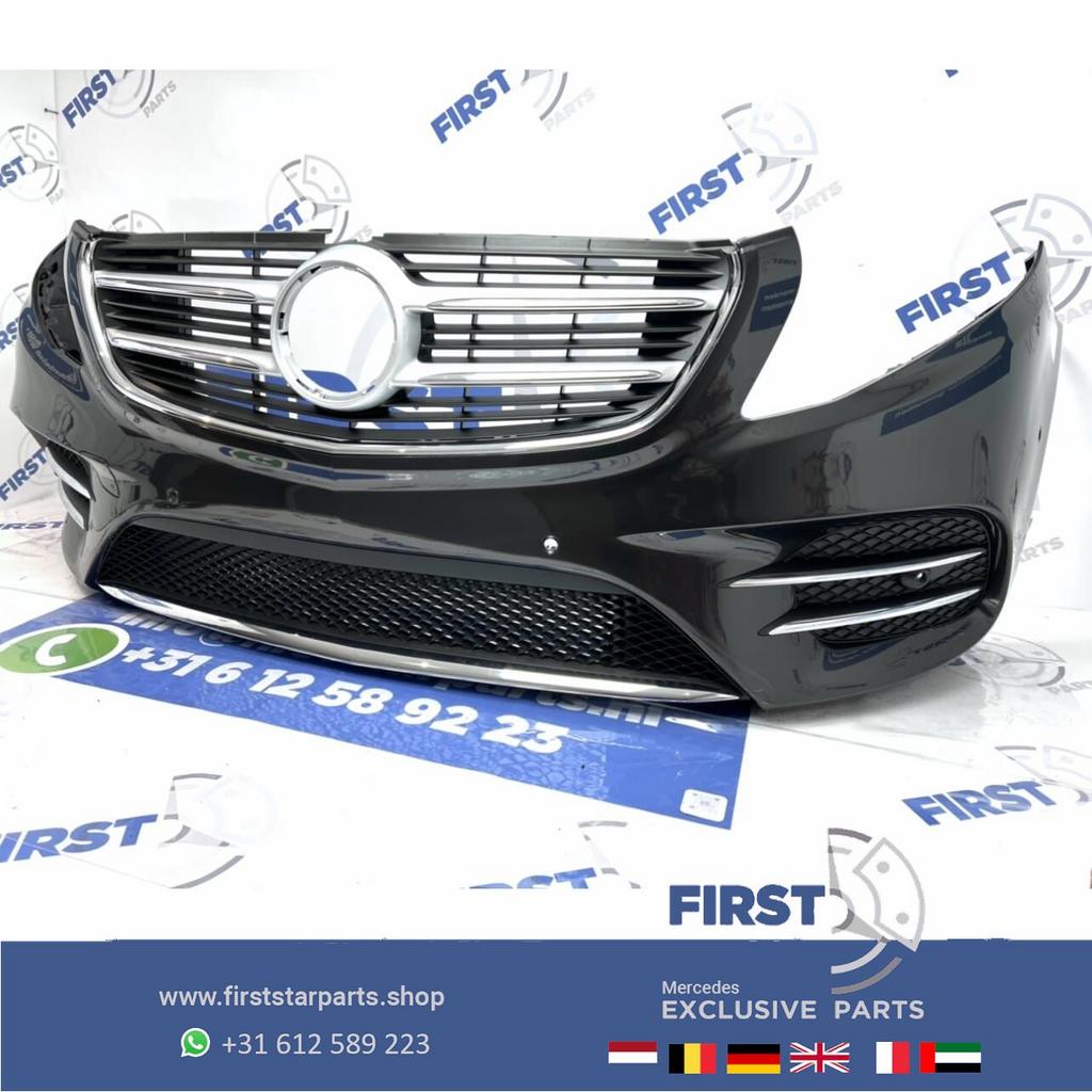 W447 VITO / V KLASSE COMPLETE AMG VOORBUMPER + GRIL BLAUW /, Autos : Pièces & Accessoires, Carrosserie & Tôlerie, Pare-chocs, Mercedes-Benz