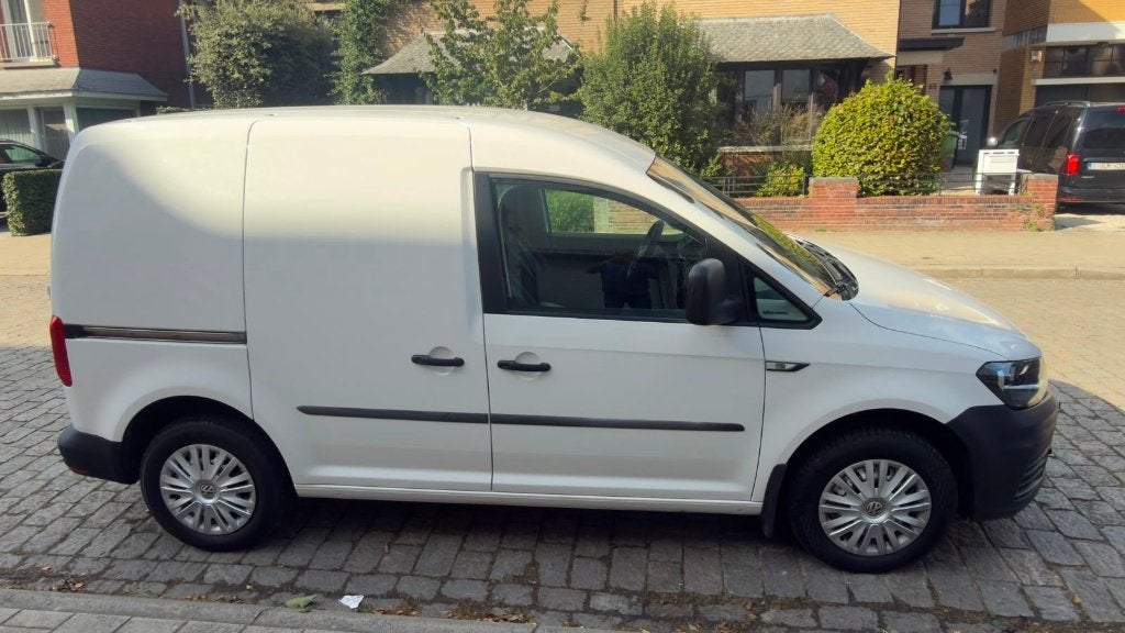 VW Caddy - DGS Automaat  - 108.000 KM - trekhaak, Auto's, 4 deurs, Euro 6, Volkswagen, Wit