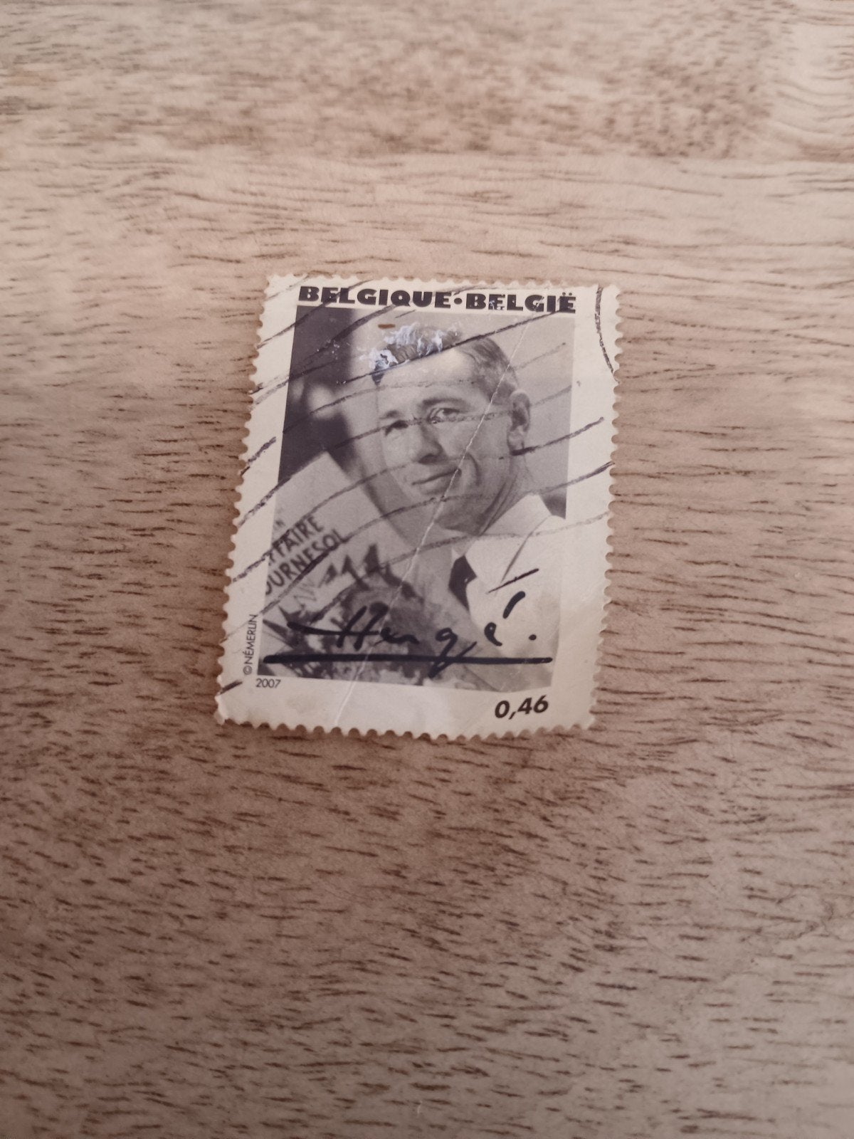 herge postzegel, Postzegels en Munten, Ophalen of Verzenden