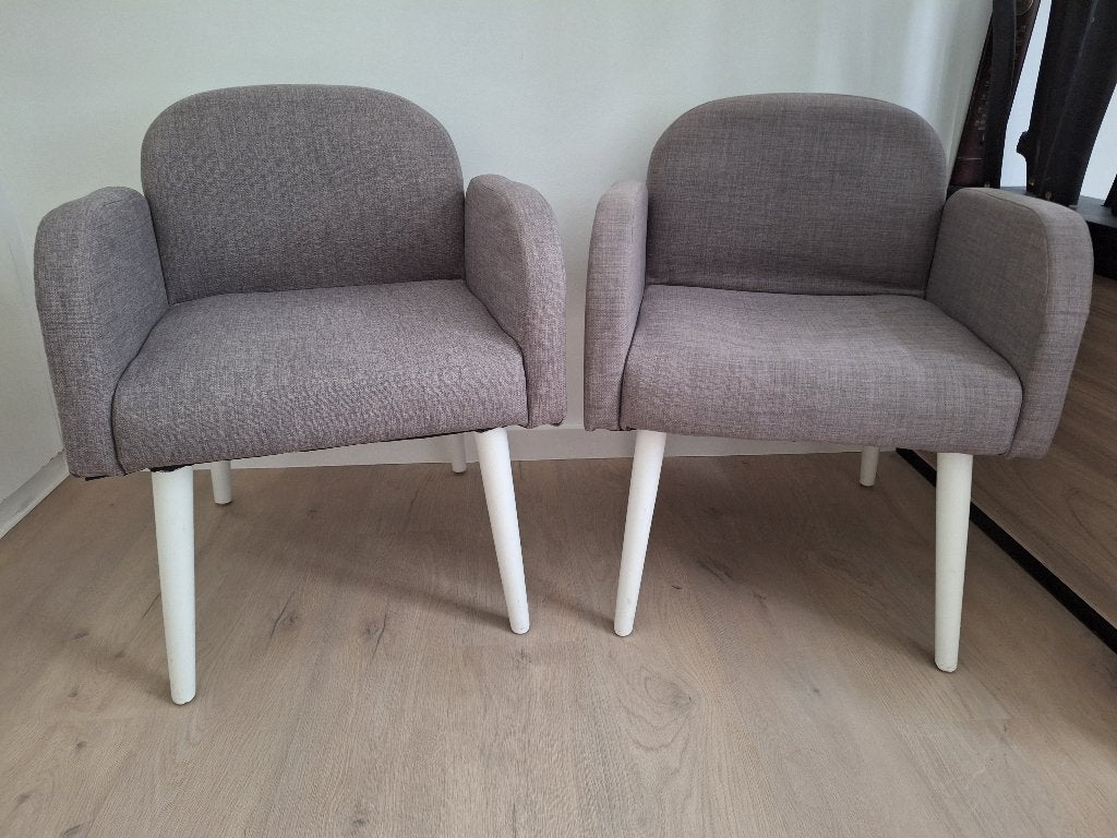 2 petits fauteuils 1 place en tissu, Maison & Meubles, Fauteuils, Enlèvement, Utilisé