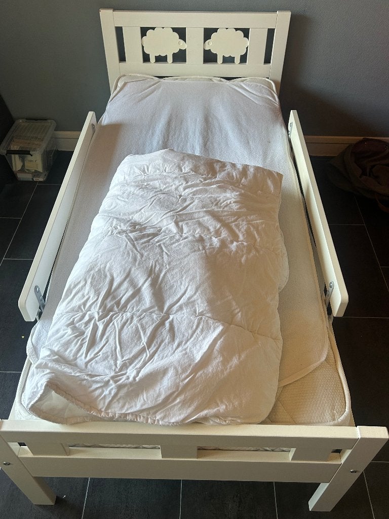 Kinderbed, Ophalen, Gebruikt, 70 tot 85 cm, Matras