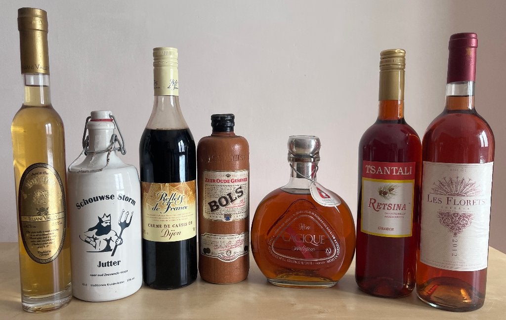 Partij verschillende alcoholen en sterke dranken, Ophalen, Overige gebieden, Overige typen, Zo goed als nieuw