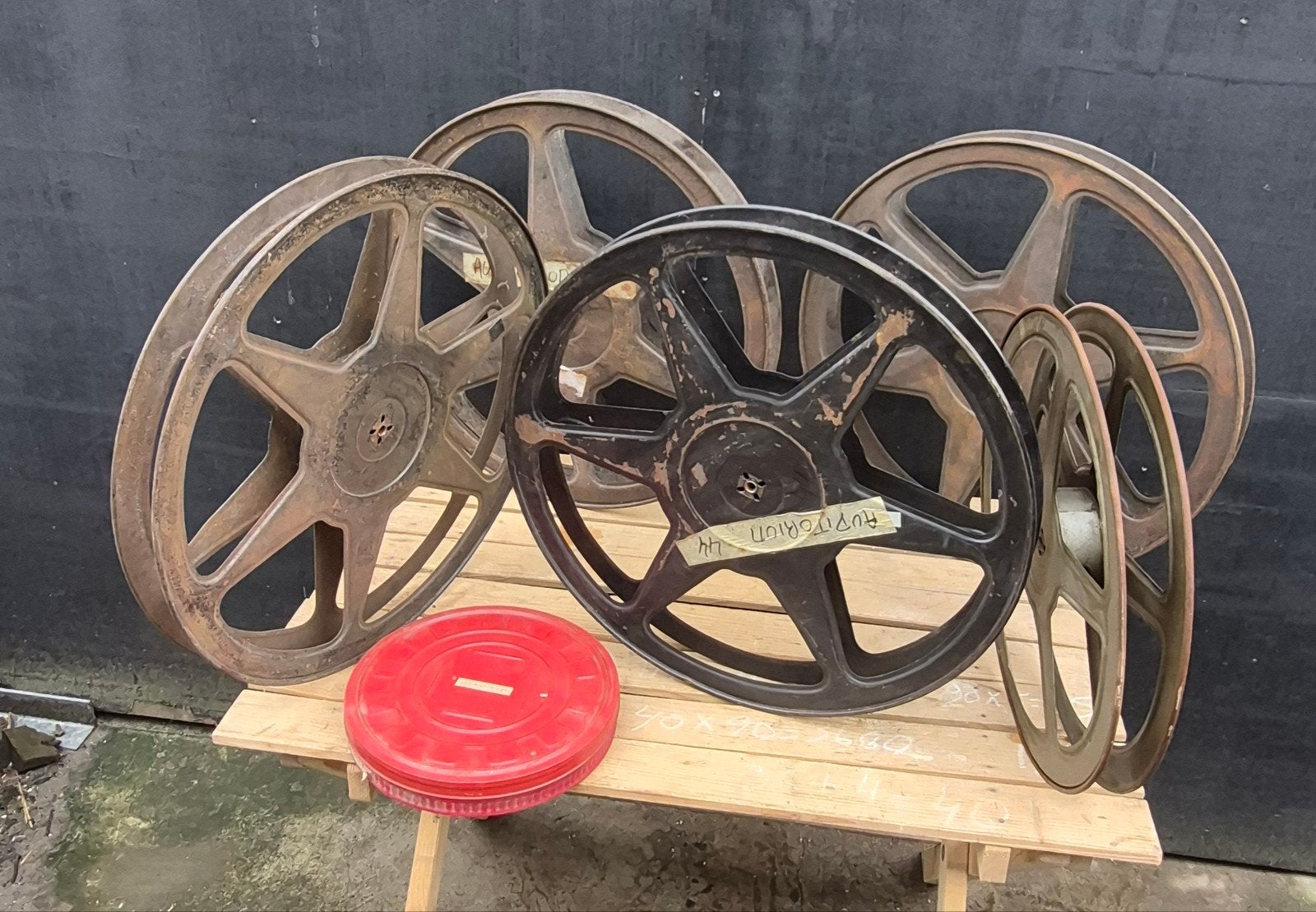 filmspoelen bioscoop spoelen filmblik decoratie, Ophalen of Verzenden