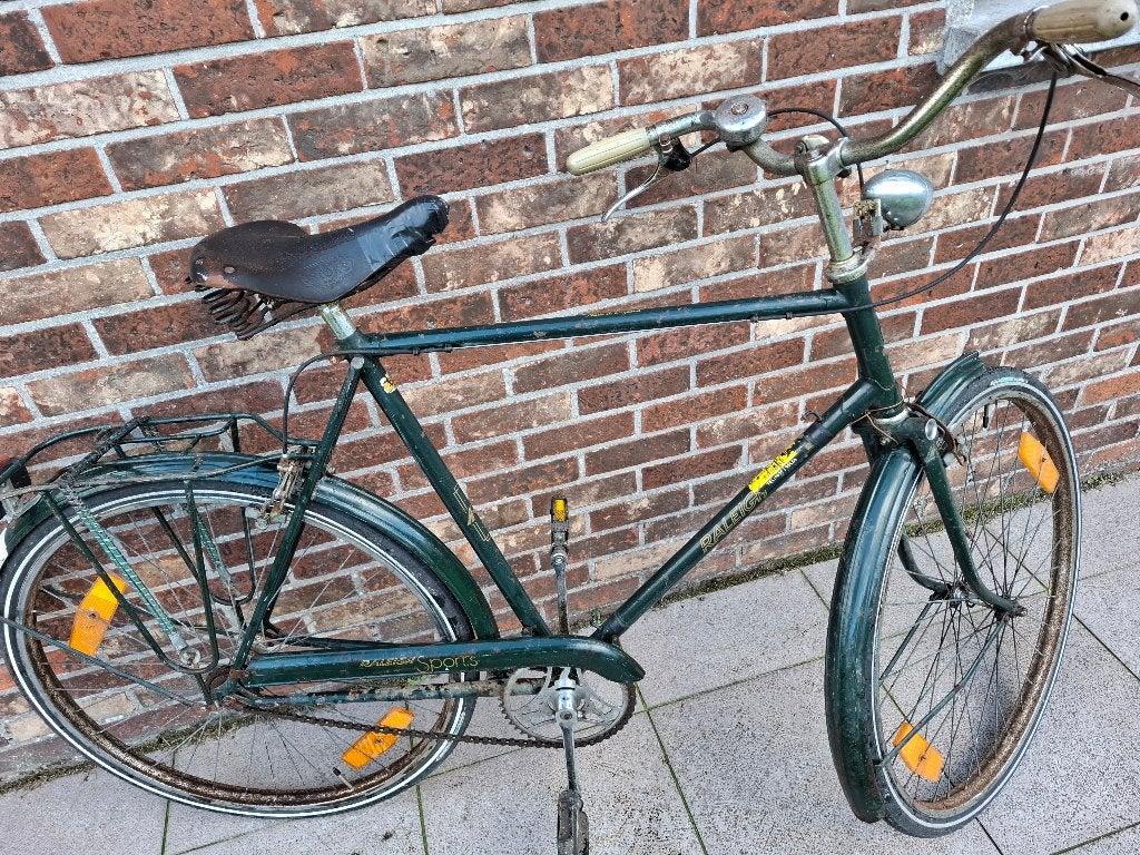 Vintage Raleigh stadsfiets, Fietsen en Brommers, Ophalen, Jaren '60 of nieuwer, Velgrem, 47 tot 51 cm