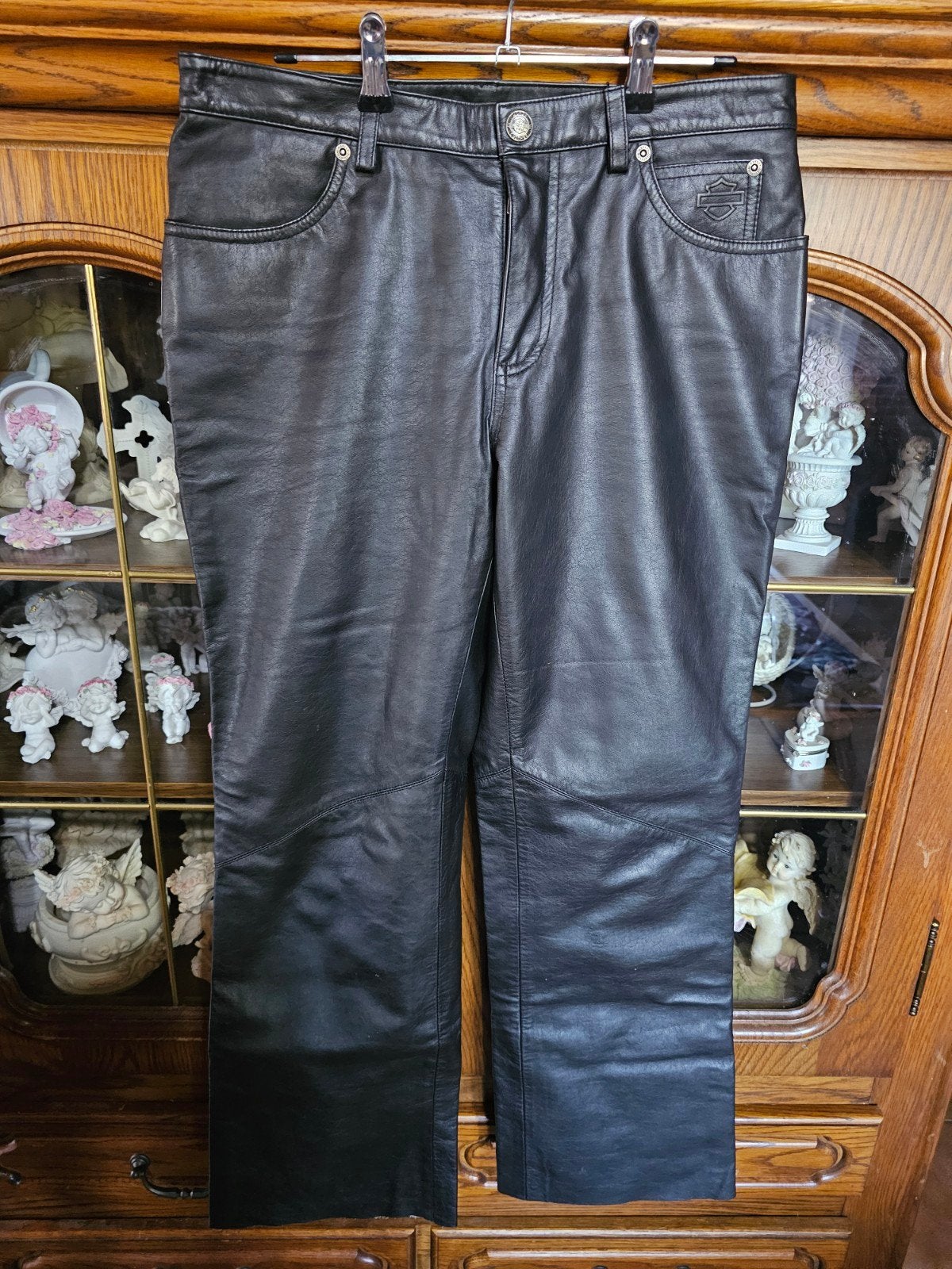 Pantalon moto en cuir Harley Davidson pour femme, Enlèvement