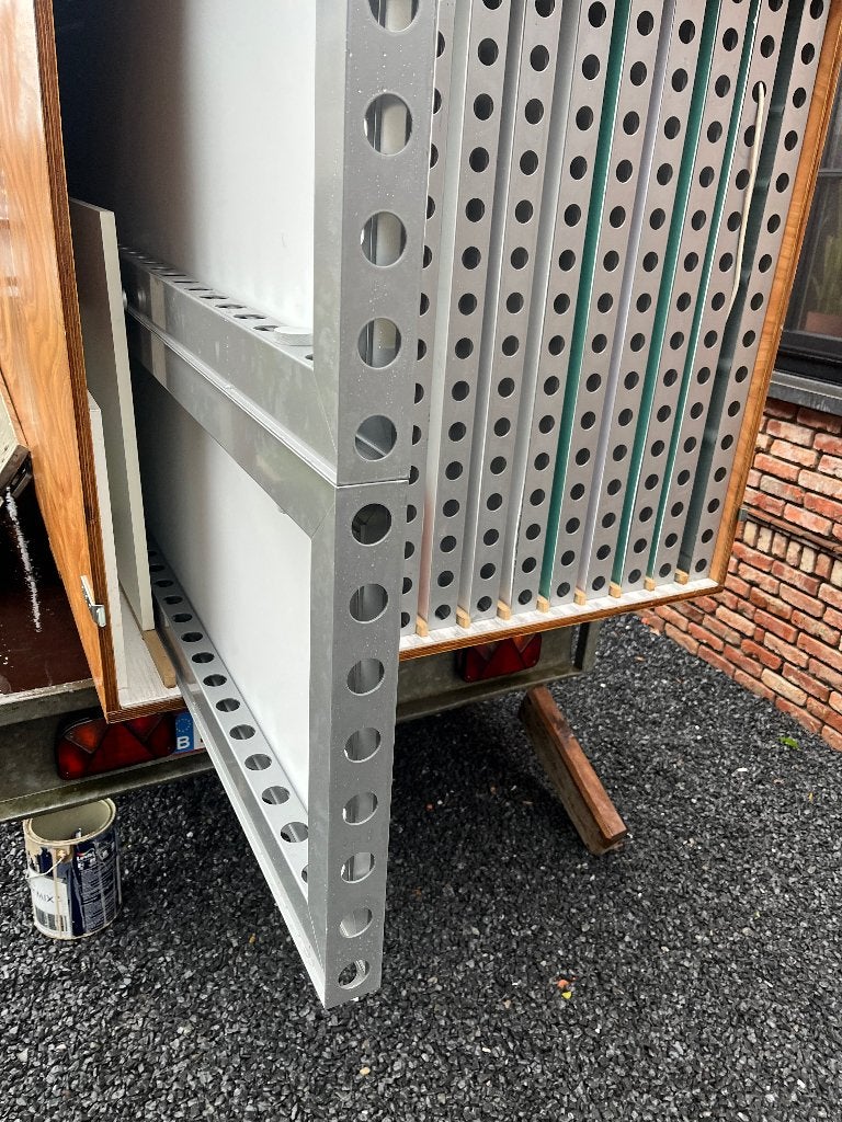 prachtige alu panelen met bevestigingen komt van beursstand, Ophalen, Zo goed als nieuw, Overige materialen