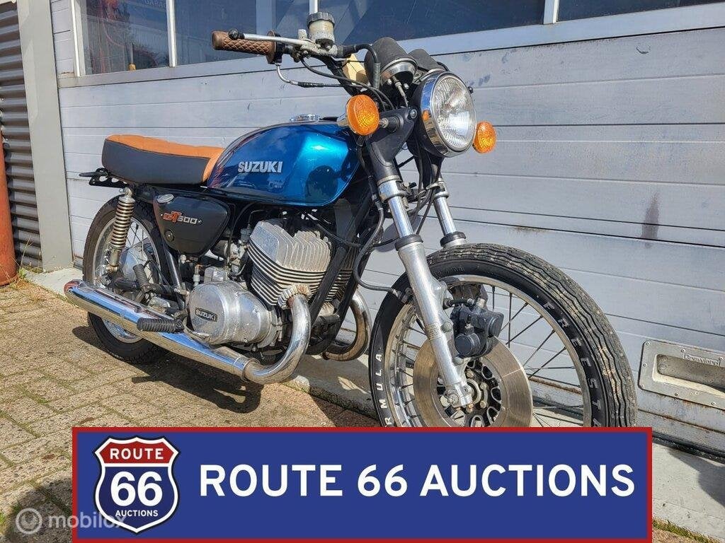 Suzuki T500 | 1974 | Route 66 Auctions, Motoren, Gebruikt, Overig, Handgeschakeld