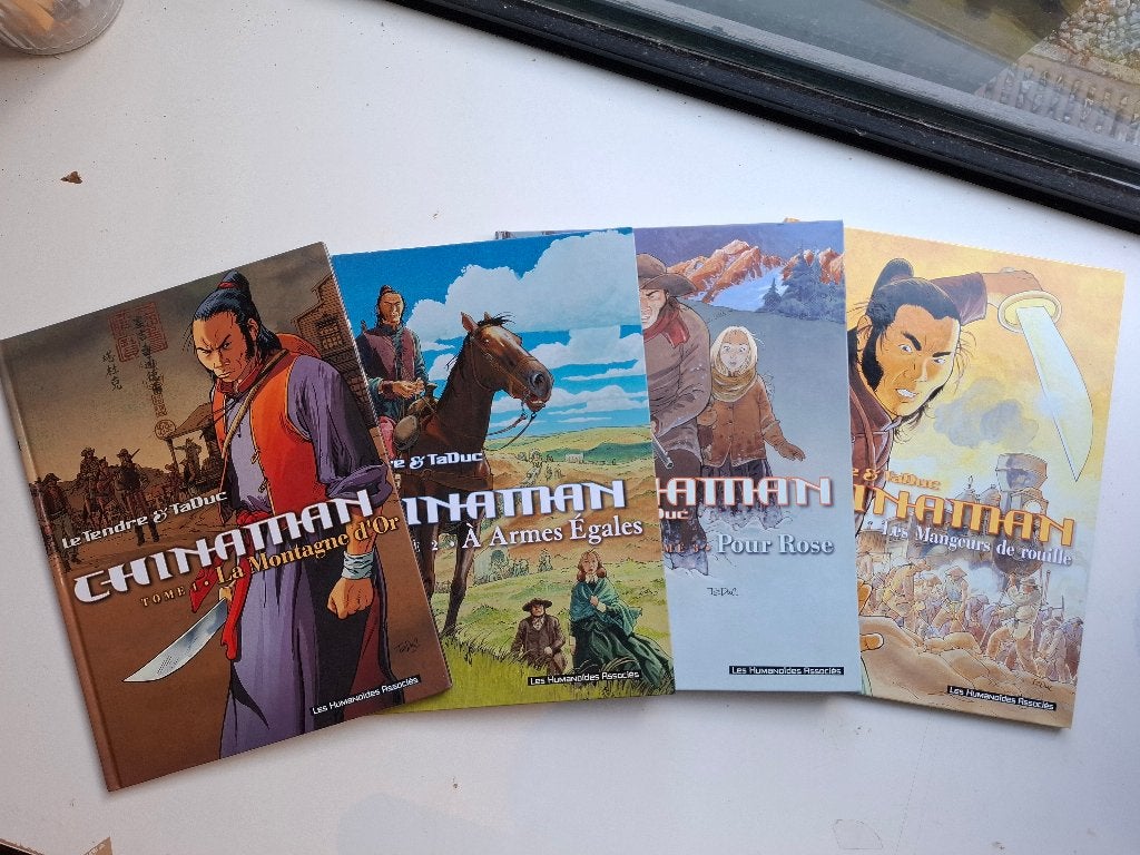 CHINAMAN TADUC TOMES 1 à 4 TBE HUMANOS TOUS EO, Série complète ou Série, Enlèvement ou Envoi, Comme neuf