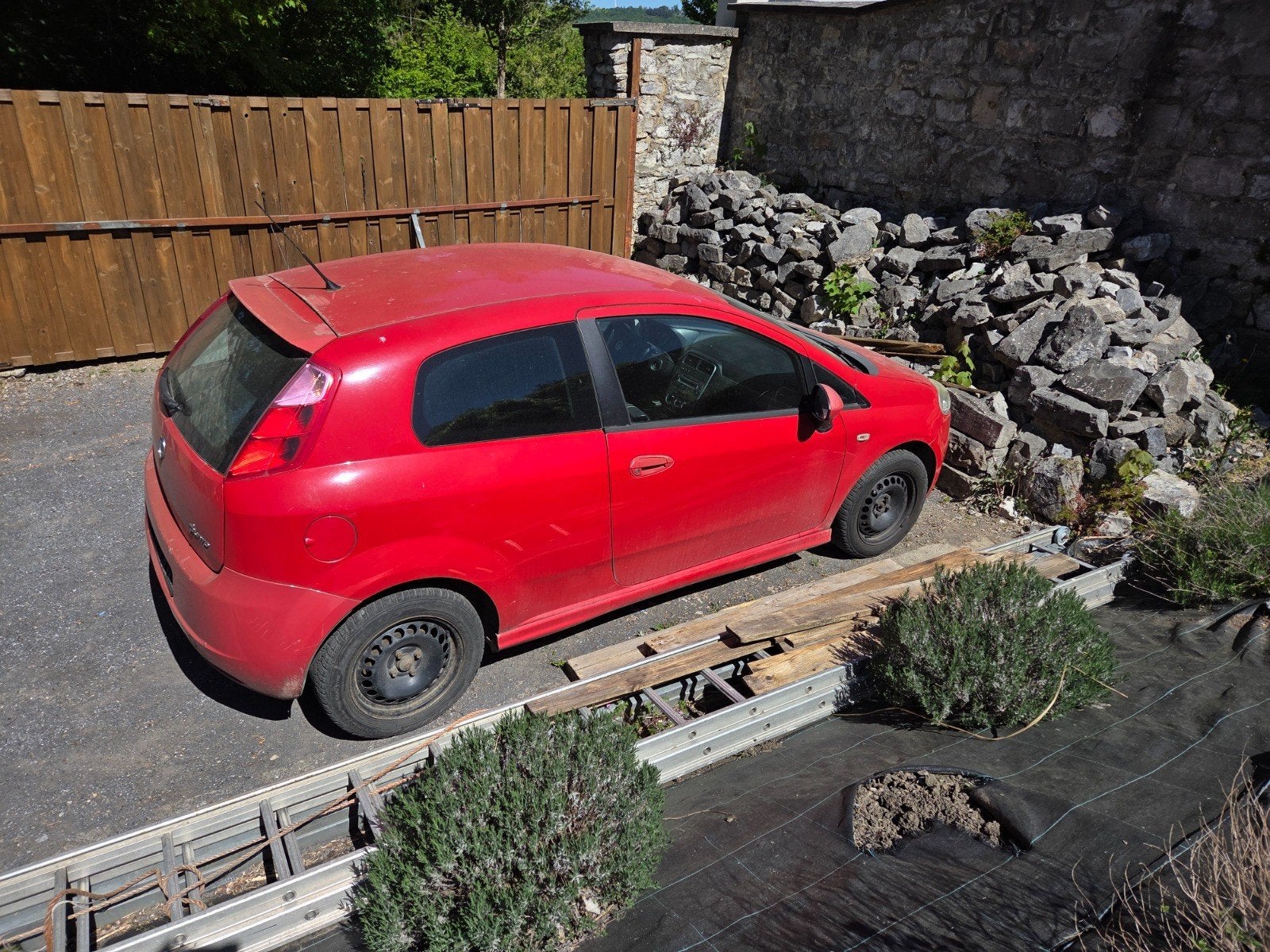 Fiat Grande Punto 2008 1.4 benzine 95pk, Auto's, Voorwielaandrijving, Stof, 4 cilinders, Grande Punto