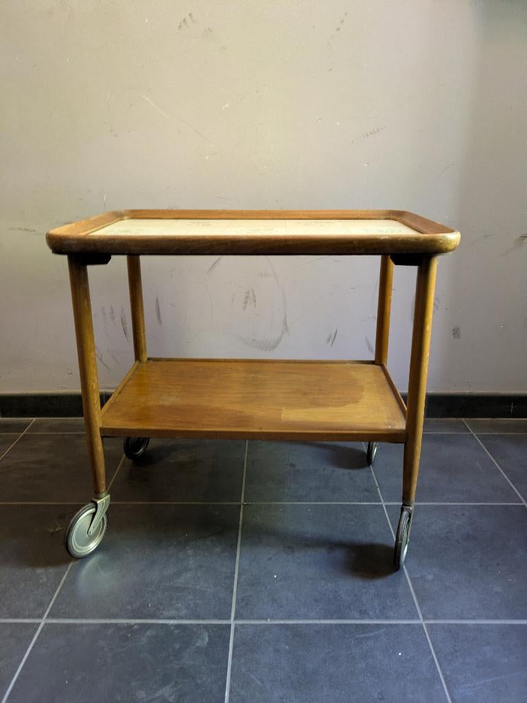 Desserte Vintage en Bois Retro, Enlèvement