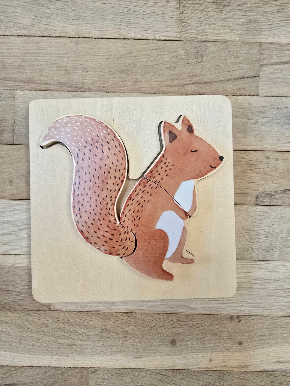 Houten eekhoorn puzzel (Dille & Kamille), Kinderen en Baby's, Ophalen, Gebruikt, Overige typen
