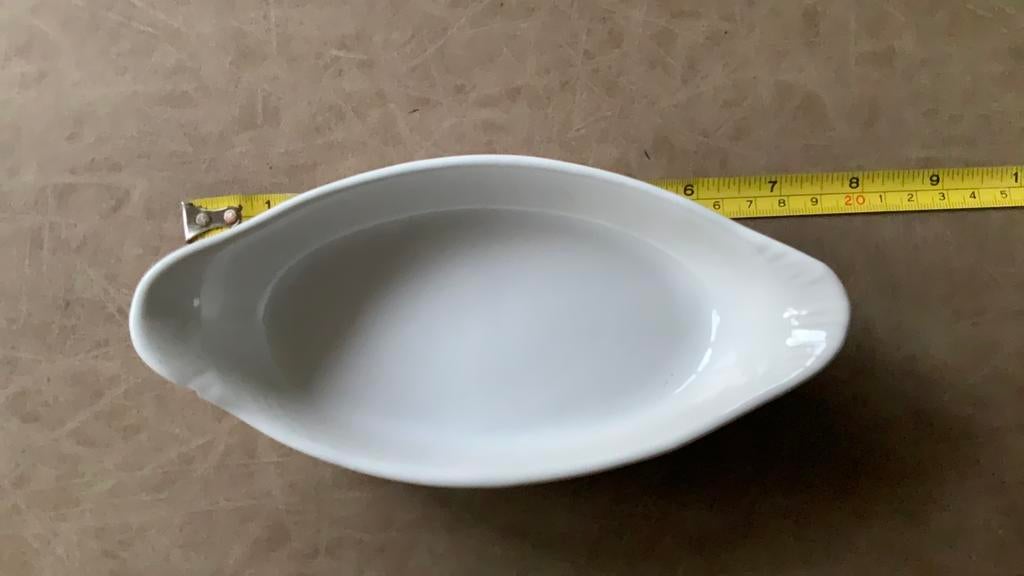 6 mini-plats à four blancs, Enlèvement ou Envoi, Comme neuf, Autres types