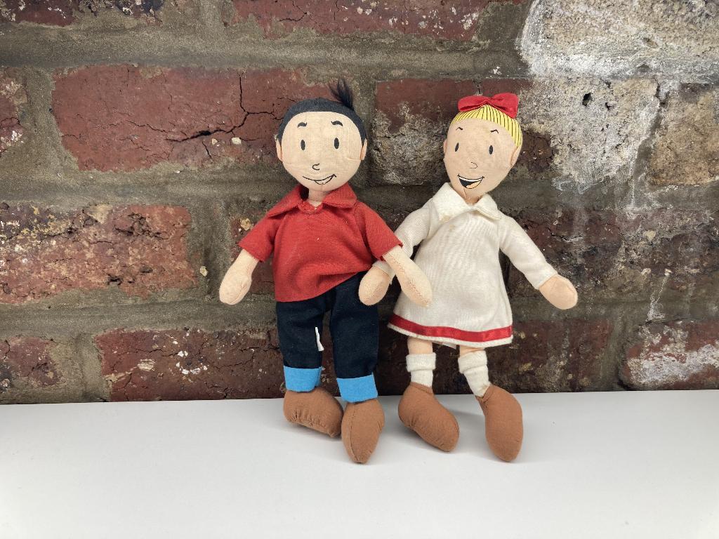 Figuren van Bob en Bobette, Verzamelen, Stripfiguren, Zo goed als nieuw, Beeldje of Figuurtje, Suske en Wiske, Ophalen of Verzenden