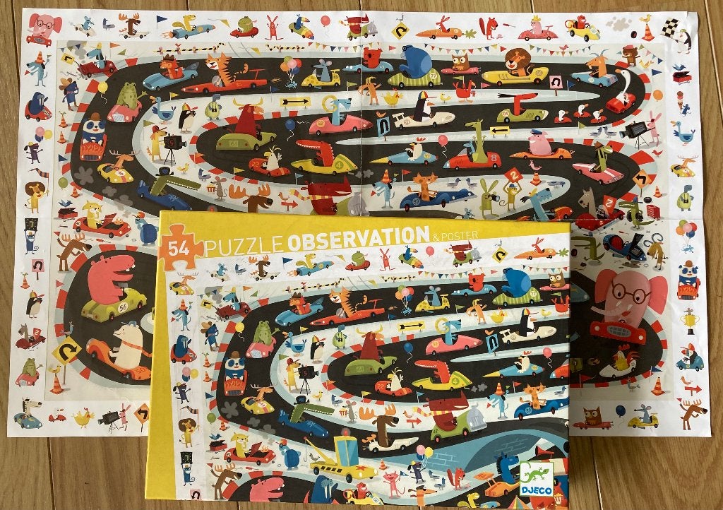 Puzzle d’observation : Rallye automobile 54p, Enfants & Bébés, Jouets | Puzzles pour enfants, Utilisé, Plus de 50 pièces, Enlèvement ou Envoi
