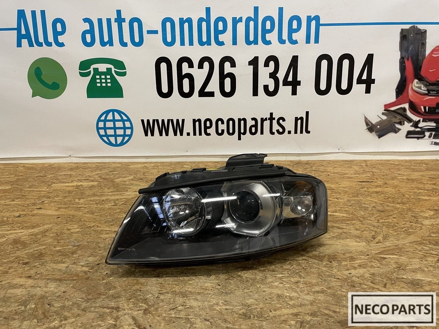 AUDI A3 8P 8P0 XENON KOPLAMP LINKS 8P0941003D COMPLEET, -, Audi, Utilisé, -