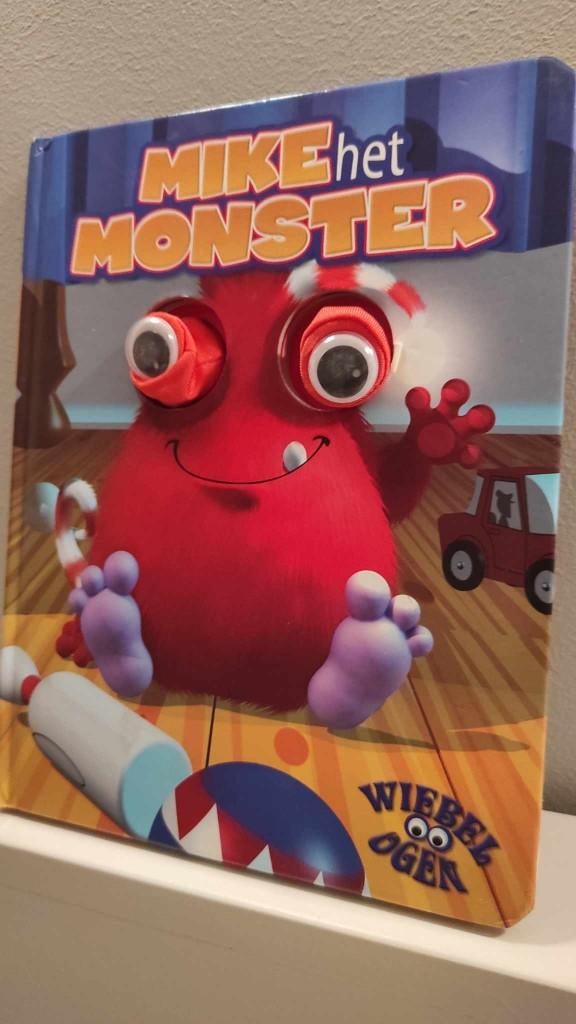 Monster boek: vingers bewegen de ogen, Ophalen of Verzenden, Zo goed als nieuw, Jongen of Meisje, Fictie algemeen