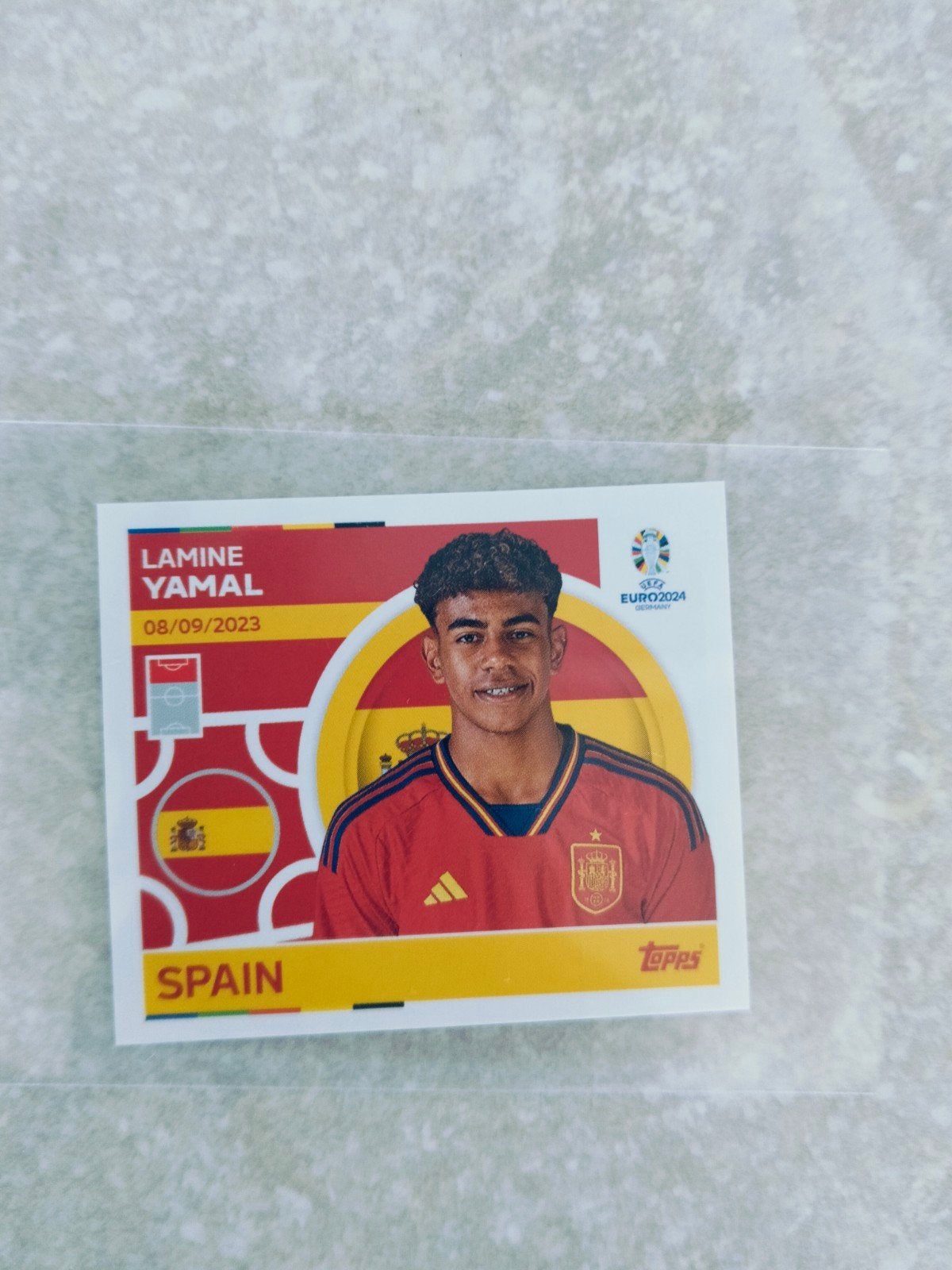 Topps Euro 2024 Lamine Yamal Spanje, Envoi
