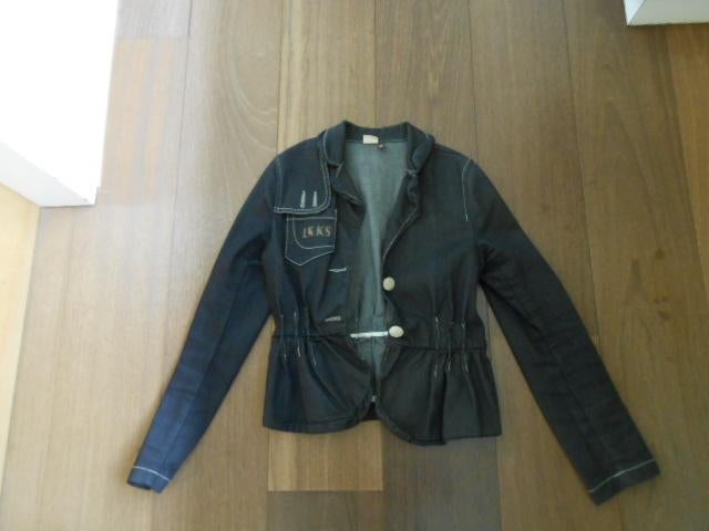 jeansjasje 'IKKS' dame XS, Kleding | Dames, Jasjes, Kostuums en Pakken, Blauw, Ophalen of Verzenden, Ikks, Jasje