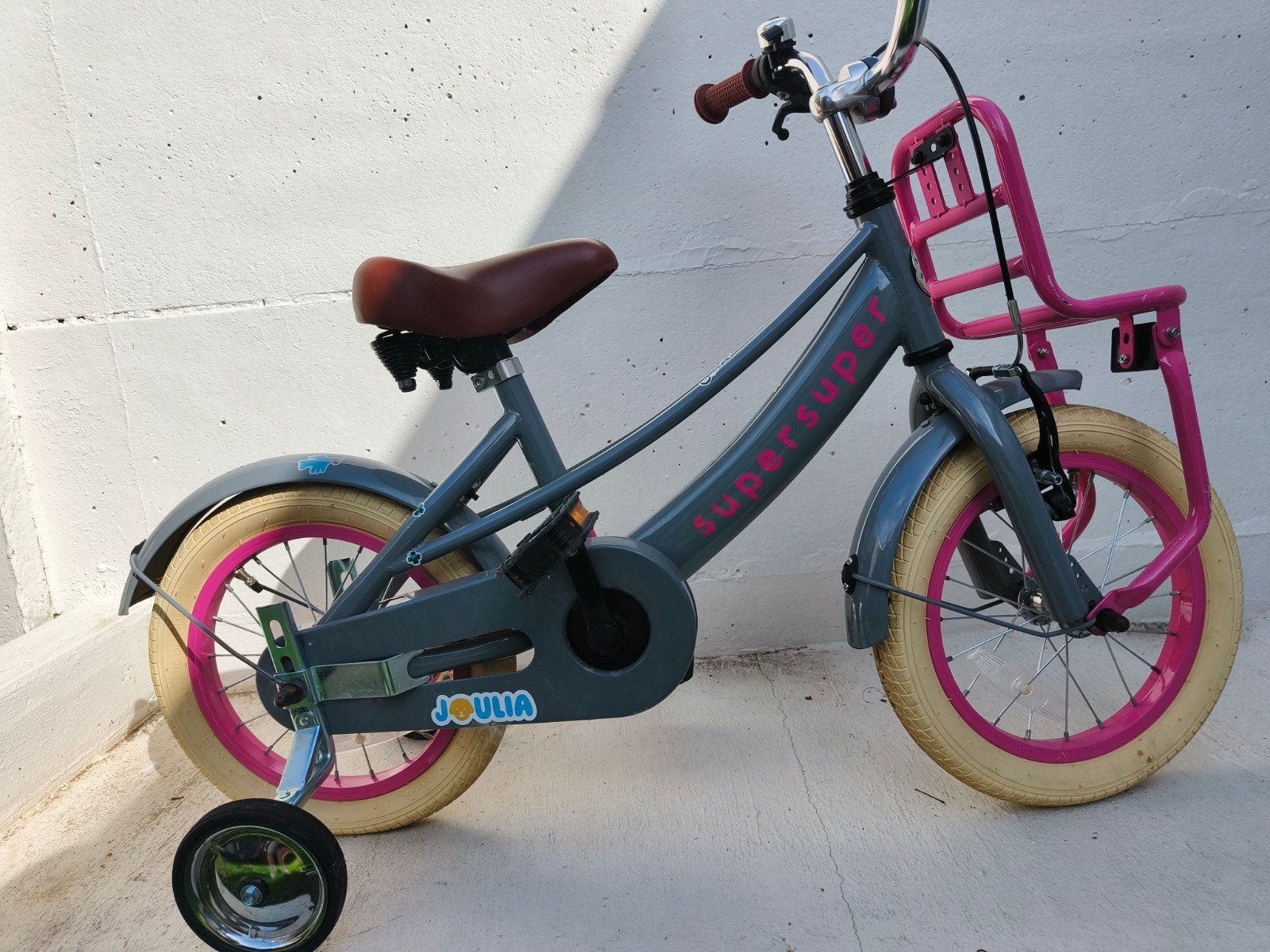 Meisjes fiets met zijwieltjes, Fietsen en Brommers, Ophalen, Zijwieltjes