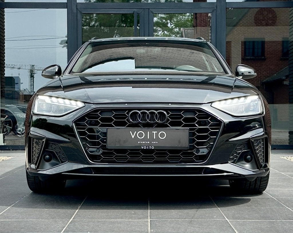 Audi A4 Avant 35TFSI S-tronic 3X S-LINE/CAM/TREKH/ACC/VIRT, Auto's, 1984 cc, A4, Zwart, Parkeerassistent