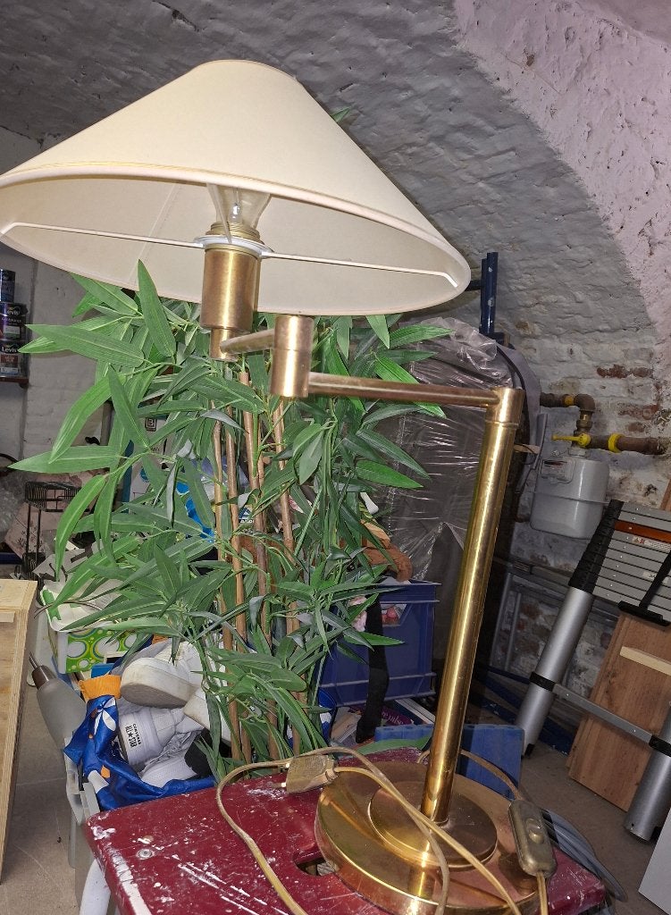 Lampe de table / meuble, Autres culots, 60 cm, Utilisé, Métal