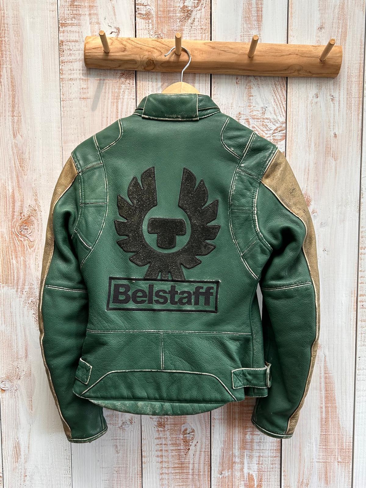 Belstaff Pure Motorcycle Collection Leren Motorjas Dames M, Motos, Enlèvement, Femmes