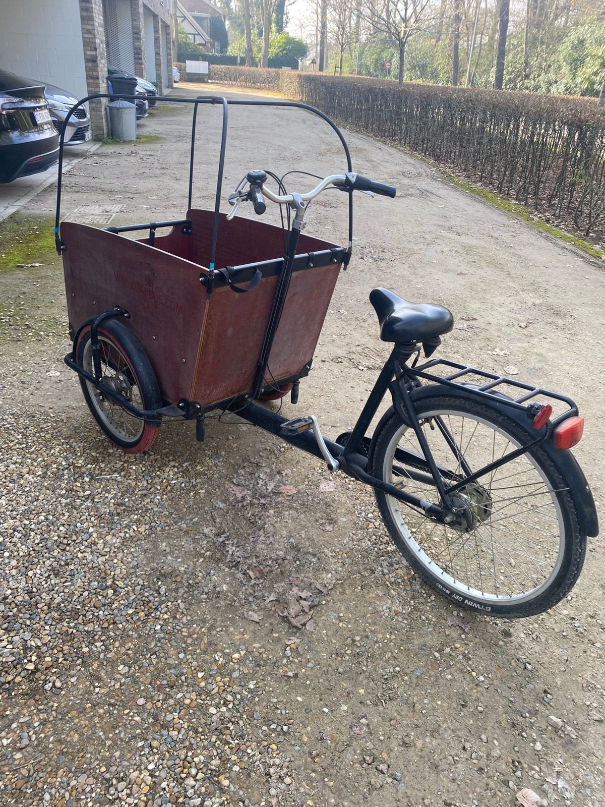 Bakfiets, Ophalen, Gebruikt
