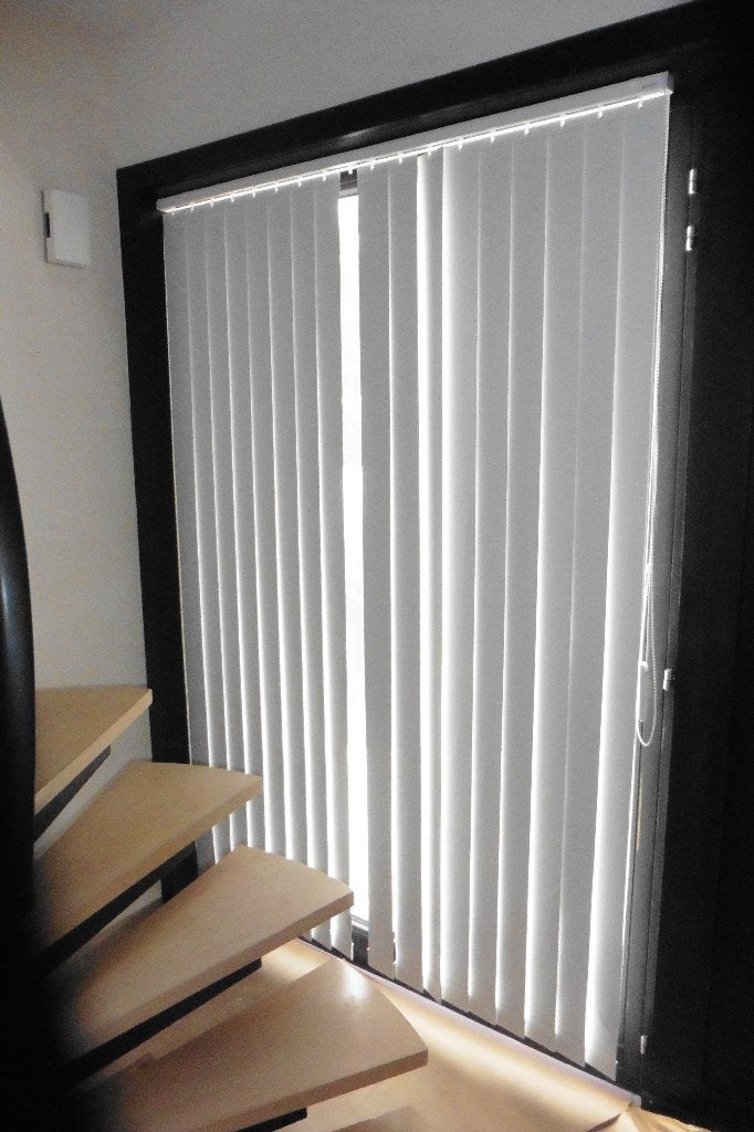 Verticale lamellen, Huis en Inrichting, Ophalen, Overige materialen, Wit, 202 cm