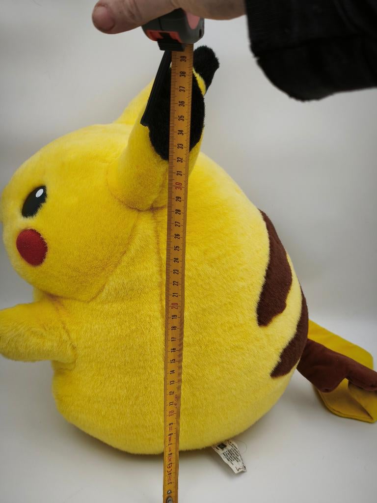 Pokemon Pikachu Plush 1999 Tomy Hasbro 40cm Vintage, Gebruikt, Overige merken, Geel, Overige typen