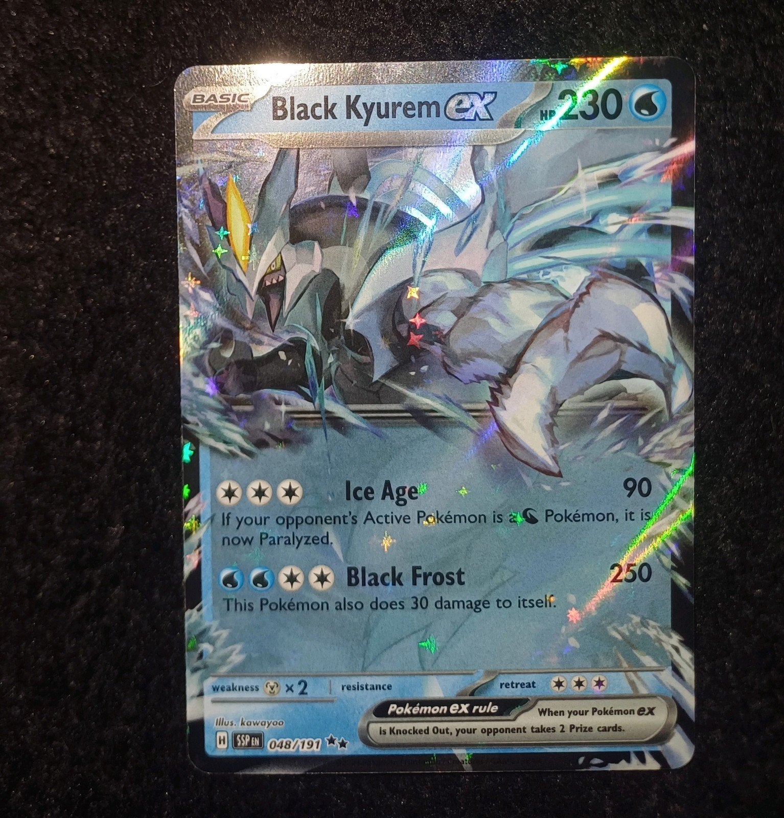 Modern Era: Black Kyurem Ex 048/191 Surging Sparks, Ophalen of Verzenden