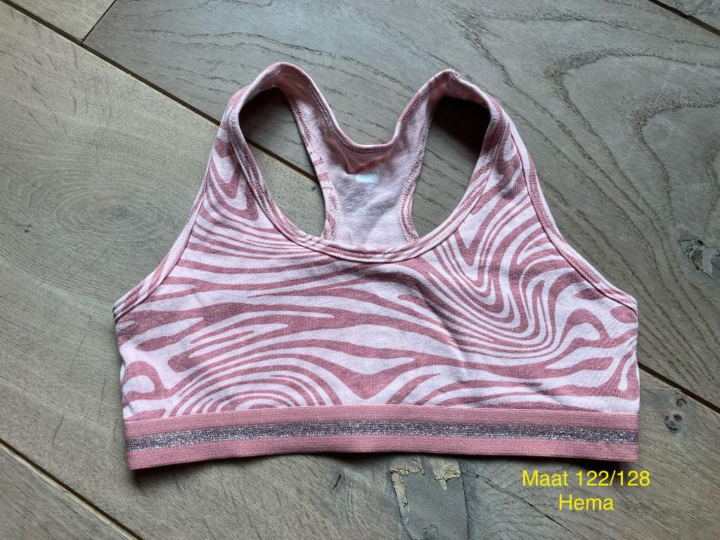 Topje - Hema - Maat 122/128, Kinderen en Baby's, Kinderkleding | Maat 122, Nacht- of Onderkleding, Gebruikt, Meisje, Ophalen of Verzenden