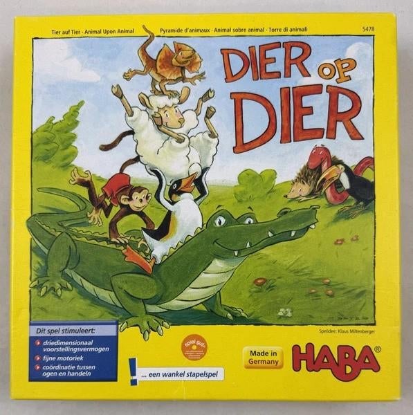 HABA Dier op Dier 5478 Stapelspel Behendigheid Kinderspel, Hobby en Vrije tijd, Een of twee spelers, Verzenden, Zo goed als nieuw